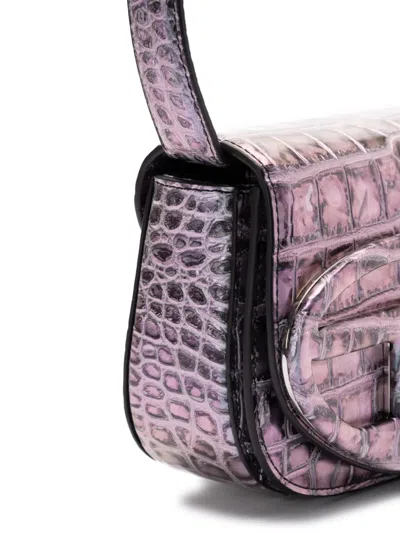 Diesel 1dr Leather Shoulder Bag In Purple