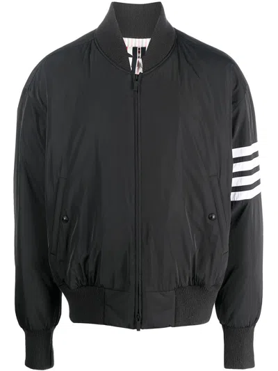 Thom Browne 4-bar Plain Weave Suiting Bomber Jacket