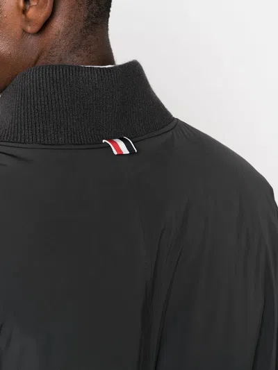 Thom Browne 4-bar Plain Weave Suiting Bomber Jacket