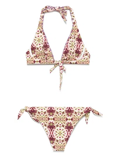 Anjuna Abstract Print Bikini Clothing