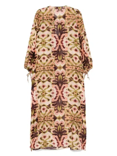 Anjuna Abstract Print Naomi Maxi Dress