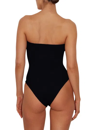 Hunza G Alana Swim Strapless Bow Cut-out