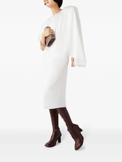 Stella Mccartney Women Asymmetric Midi Dress In White