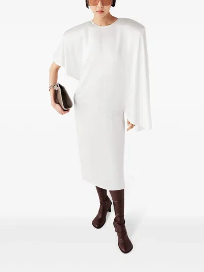Stella Mccartney Women Asymmetric Midi Dress In White