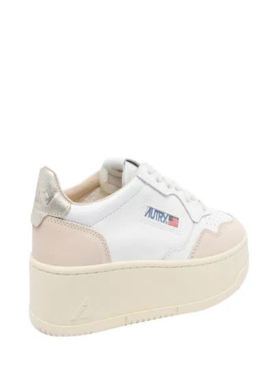 Autry Platform Low-top Sneakers With Platform Sole In White