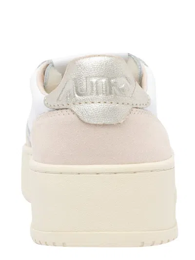 Autry Platform Low-top Sneakers With Platform Sole In White