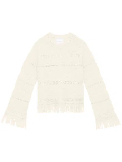 Isabel Marant Étoile Azilis Crewneck Fringe Sweater