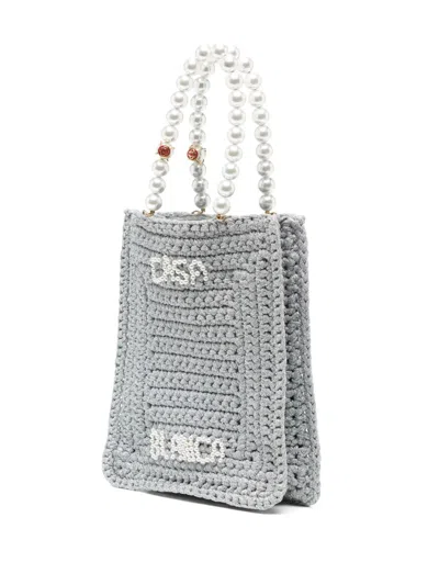 Casablanca Bag With Chain And Beads