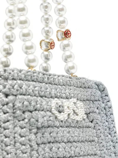 Casablanca Bag With Chain And Beads