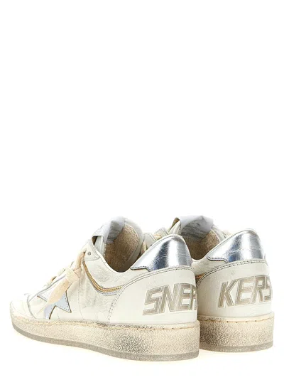 Golden Goose Star Detail Sneakers With Contrast Heel In White