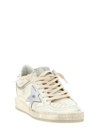 Golden Goose Star Detail Sneakers With Contrast Heel In White