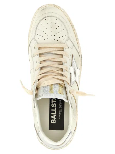 Golden Goose Star Detail Sneakers With Contrast Heel In White