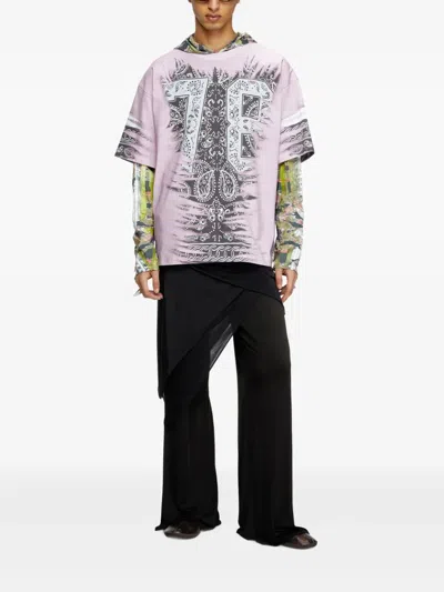 Diesel Men Bandana Print T-shirt