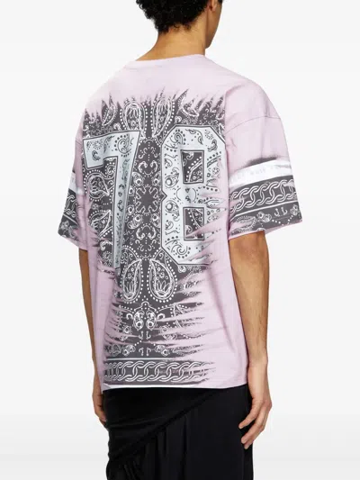 Diesel Men Bandana Print T-shirt