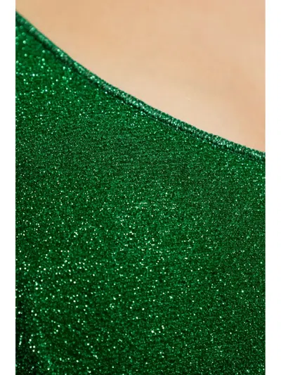 Oseree Oséree Lumiere Glittered Bikini Set In Green