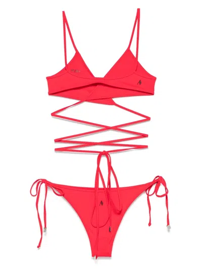Attico Wrap-around Straps Triangle Top Bikini
