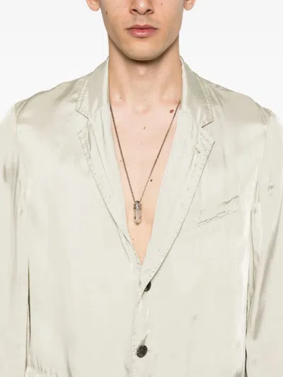 Dries Van Noten 1427 M.w.jacket Nav In White