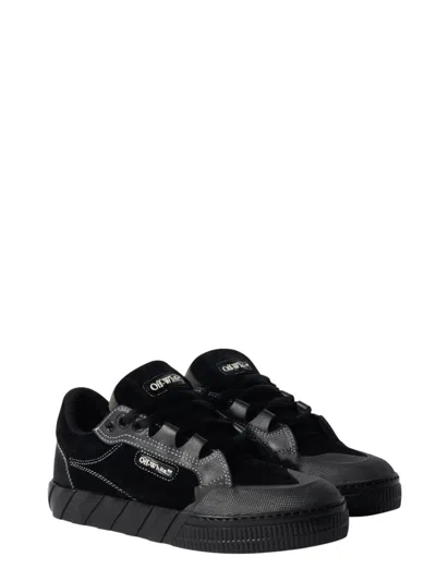 Off-white Off White Men Black 779 Vulcanized Leather Sneakers