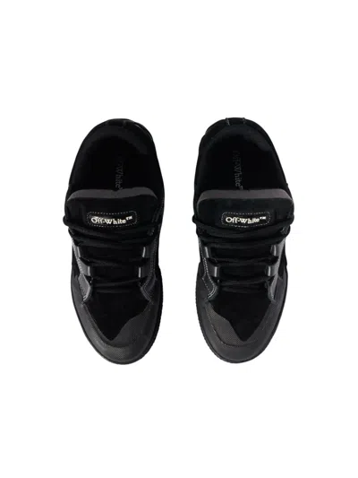 Off-white Off White Men Black 779 Vulcanized Leather Sneakers