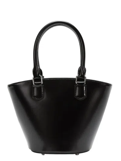 Self-portrait Leather Shoulder Bag With Charms