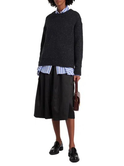 Marni Black Midi Skirt