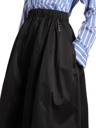 Marni Black Midi Skirt