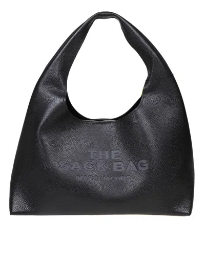 Marc Jacobs The Sack Medium Grained Leather Tote In Black