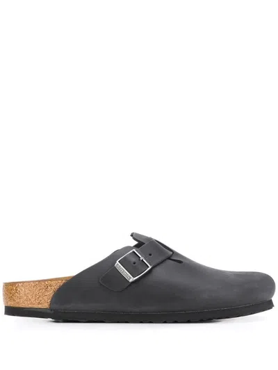 Birkenstock Boston Oiled Leather Slippers