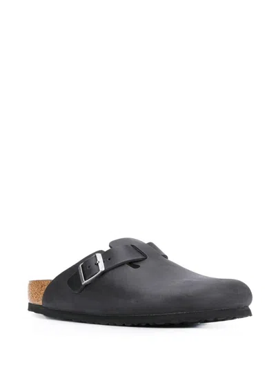Birkenstock Boston Oiled Leather Slippers