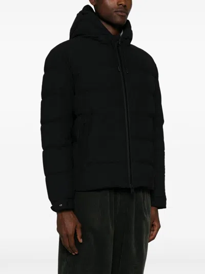 Herno Men's Quilted Puffer Jacket In Black