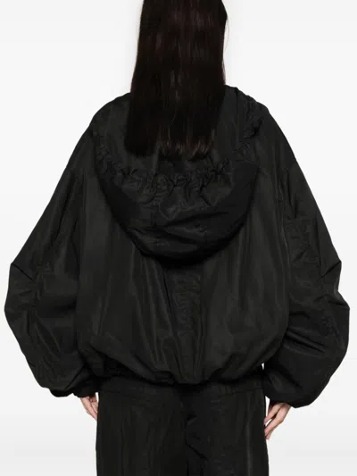 Attico Hooded Bomber Jacket