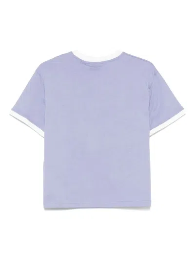 Gcds Boxy T-shirt With Glitter Ti Amo