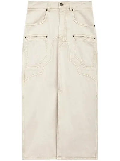 Isabel Marant Britt Denim Midi Skirt