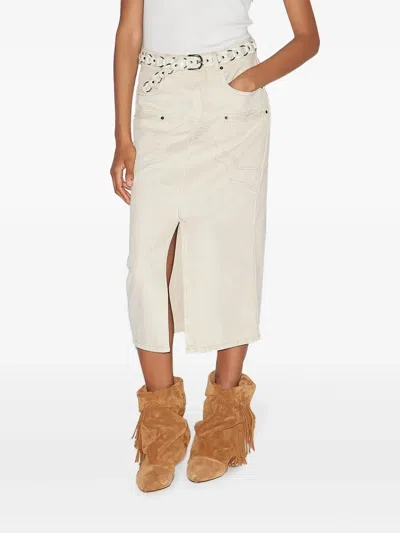Isabel Marant Britt Denim Midi Skirt