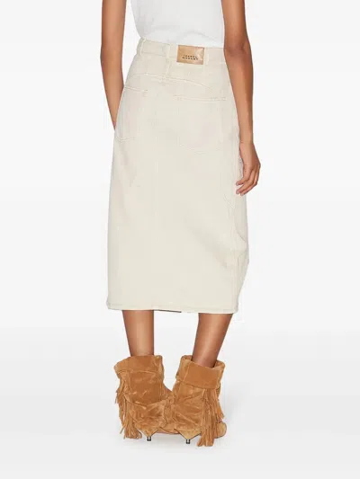 Isabel Marant Britt Denim Midi Skirt