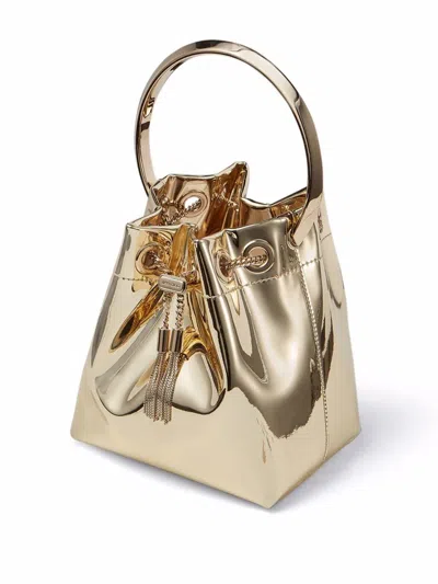 Jimmy Choo Mini Bon Bon Mirror Top Handle Bag