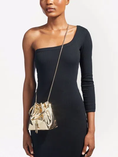 Jimmy Choo Mini Bon Bon Mirror Top Handle Bag