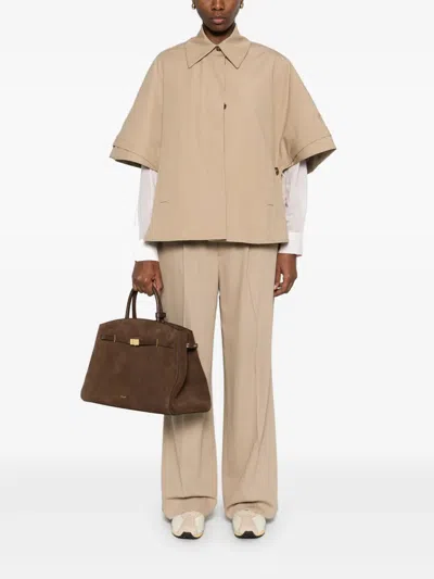 Max Mara Word Of Sand Boxy Jacket In Neutral