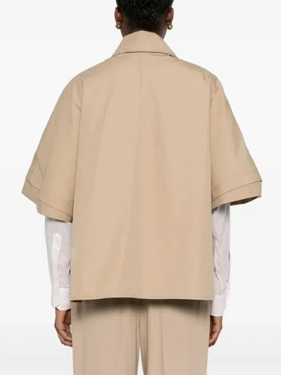 Max Mara Word Of Sand Boxy Jacket In Neutral