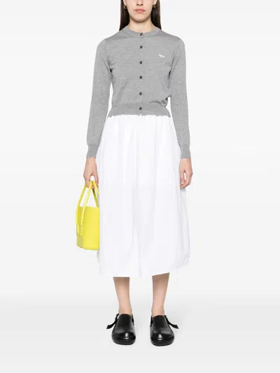 Maison Kitsuné Cardigan With Embroidery