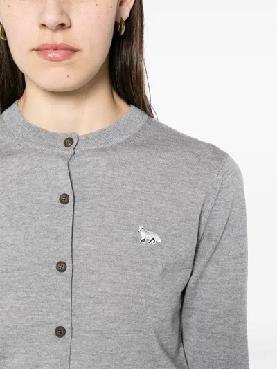 Maison Kitsuné Cardigan With Embroidery