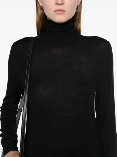 Saint Laurent Cassandre Wool Turtleneck Sweater