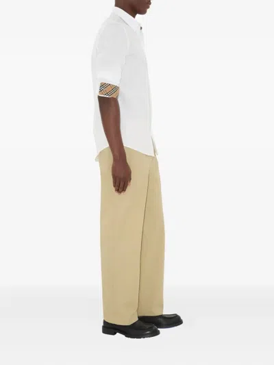 Burberry Cotton Poplin Shirt Buttoned Cuffs