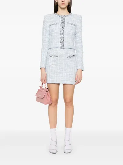 Self-portrait Checked Cardigan