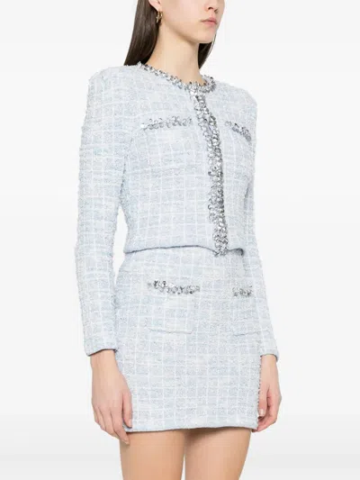 Self-portrait Checked Cardigan