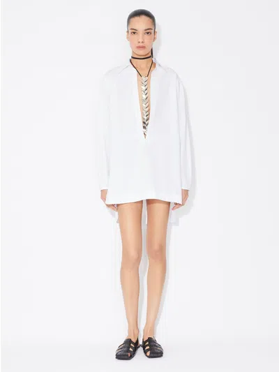 Alaïa Chemisier Cotton Dress
