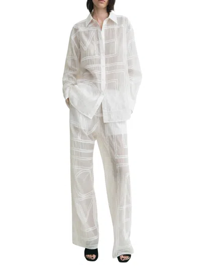 Totême Toteme Classic Crochet White In White