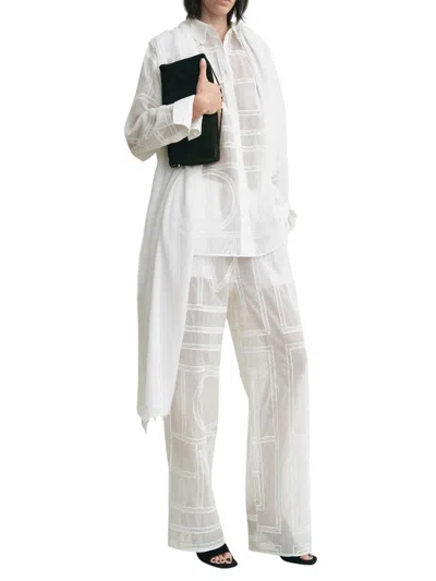 Totême Toteme Classic Crochet White In White