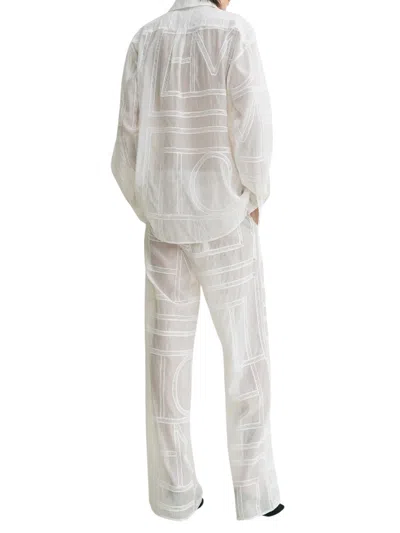 Totême Toteme Classic Crochet White In White