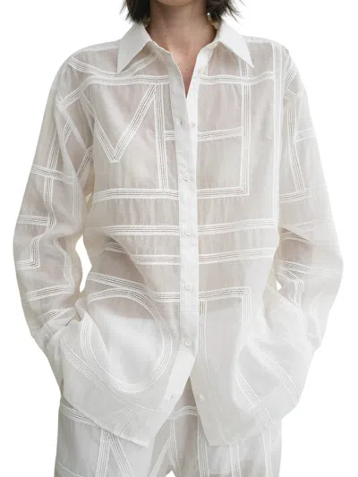 Totême Toteme Classic Crochet White In White